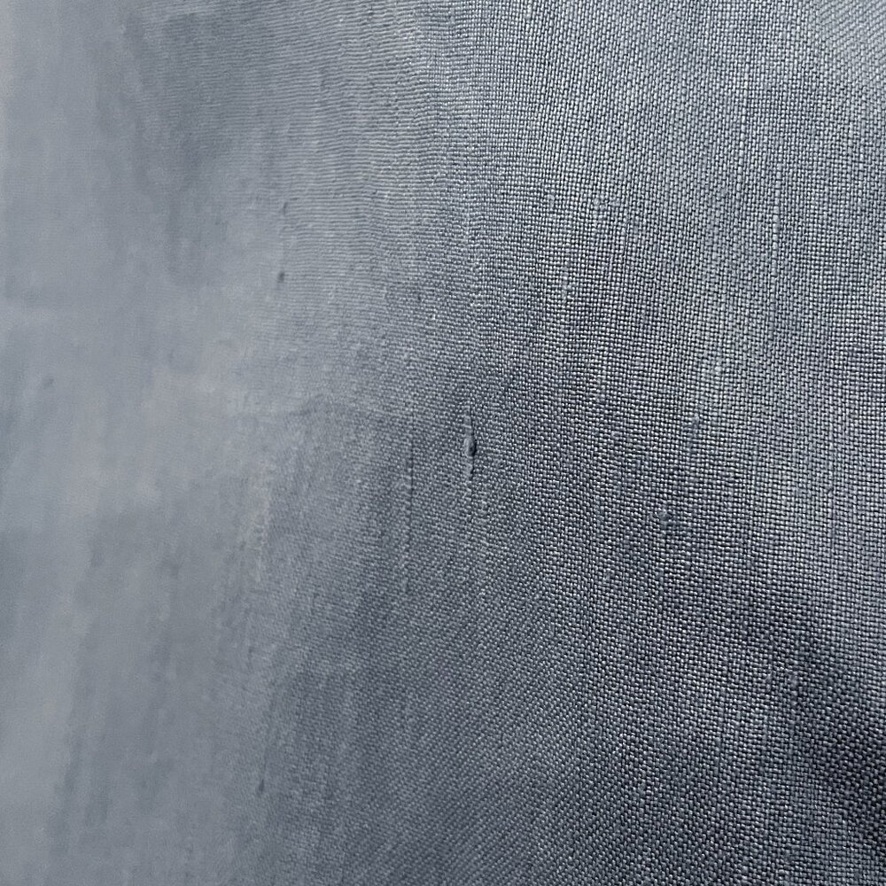 New Theory Vlorine Linen Blend Cross-Back Midi Dress Blue 0 $345 - Picture 9 of 10